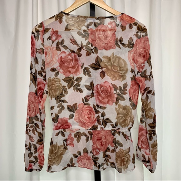 Charter Club Roses Ruffle Blouse - Picture 8 of 10